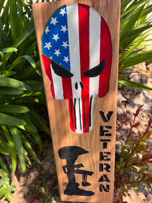 Veteran/Punisher sign